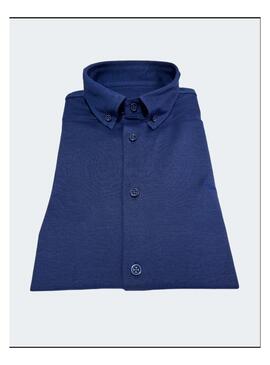 Camisa Piqué Blue