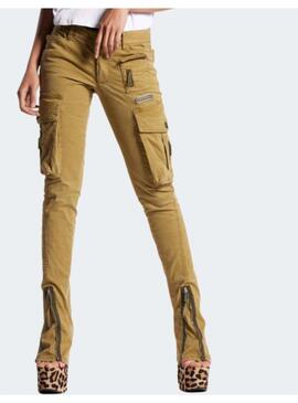 Pantalón Cargo Verde Militar