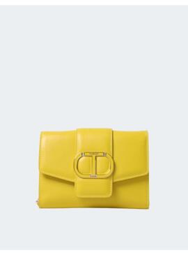 Bolso Twin Set Clutch Amarillo