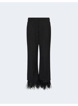 PANTALÓN MARELLA EDOARDO PLUMAS NEGRO PARA MUJER
