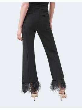 PANTALÓN MARELLA EDOARDO PLUMAS NEGRO PARA MUJER