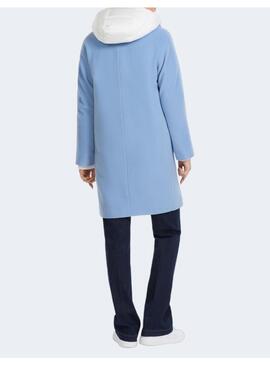 ABRIGO MARCCAIN AZUL PARA MUJER