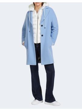 ABRIGO MARCCAIN AZUL PARA MUJER