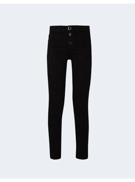 JEANS LIU JO PITILLO CON VUELTA NEGRO PARA MUJER