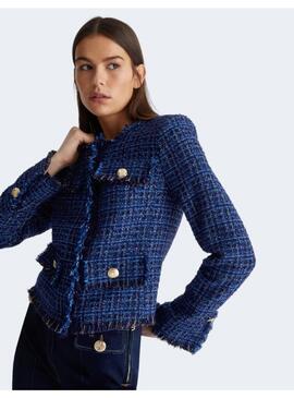 CHAQUETA LIU JO CHANEL AZUL PARA MUJER