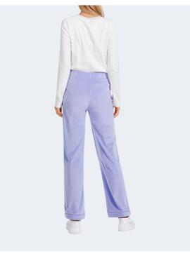 PANTALÓN CHANDAL MARCCAIN TERCIOPELO LILA PARA MUJER