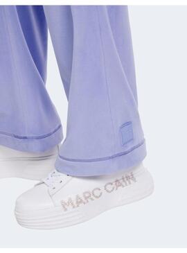 PANTALÓN CHANDAL MARCCAIN TERCIOPELO LILA PARA MUJER