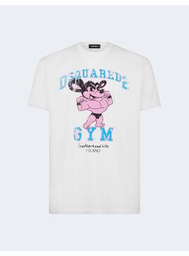 Camiseta Mickey Gym White