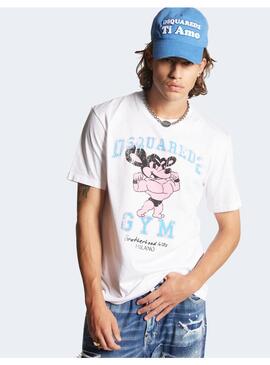 Camiseta Mickey Gym White