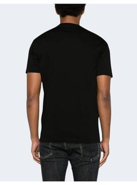 Camiseta Fucsia 3D Logo Black