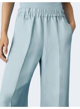 PANTALÓN MARELLA LINO AZUL PARA MUJER