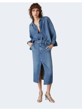 FALDA DENIM DE MARELLA MIDI PARA MUJER