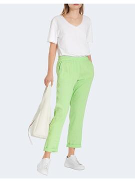 Pantalón Marccain Lino Verde Para Mujer