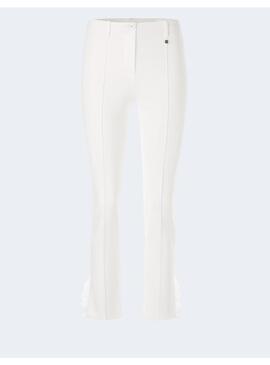 Pantalón Marccain Blanco Tul Volante Para Mujer