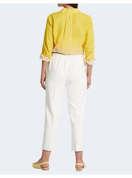 Pantalón Marccain Blanco Tobillero Para Mujer