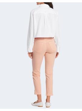 Blusa Marccain Popelin Blanco con Bolsillos Para Mujer