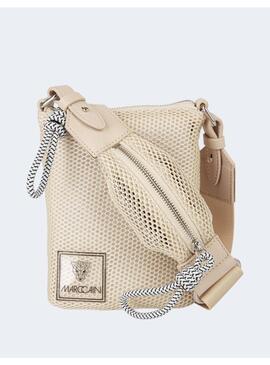 Mini Bolso Marccain Bandolera Beig Para Mujer