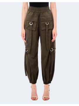 PANTALÓN LIU JO VERDE CARGO PARA MUJER