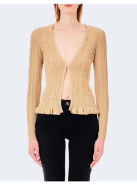 CARDIGAN LIU JO PUNTO DORADO LUREX