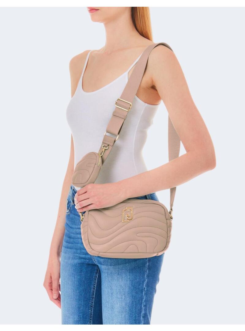 BOLSO BANDOLERA LIU JO ACOLHADA BEIG PARA MUJER