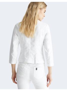 CHAQUETA LIU JO VAQUERA BLANCA PARA MUJER