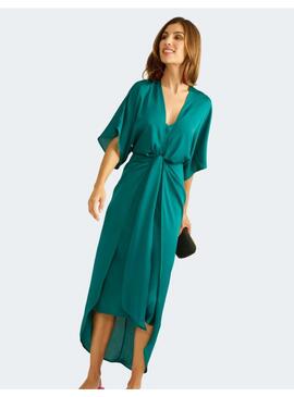 Vestido Alba Conde Verde Botella Para Mujer