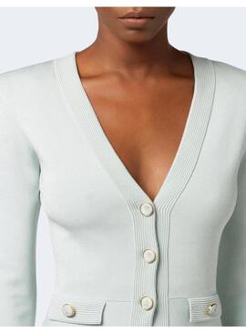 Cardigan  Elisabetta Franchi Turquesa