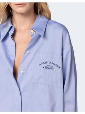 Camisa Elisabetta Franchi Azul