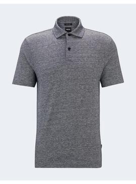 Polo Press Lino Grey Navy