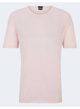 Camiseta Tiburt Lino Pastel Pink