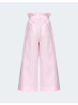 Pantalón Pinko Rosa Palazzo Para Mujer