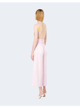 Pantalón Pinko Rosa Palazzo Para Mujer