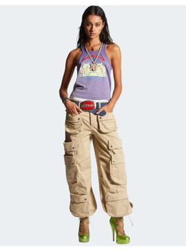 Pantalón Cargo Beige Dsquared2