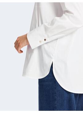 Camisa Marccain Popelin Blanca Para Mujer