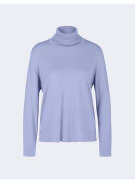JERSEY MARCCAIN CUELLO ALTO LILA PARA MUJER