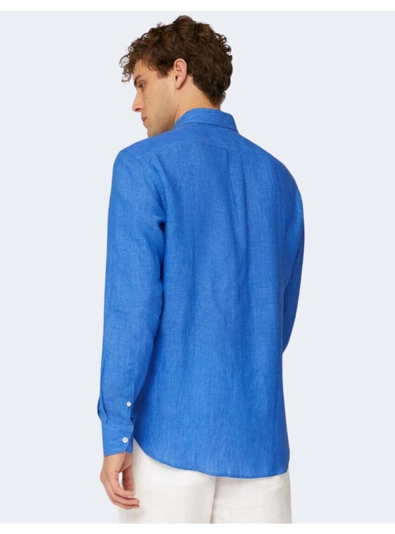 Camisa Lino Blue