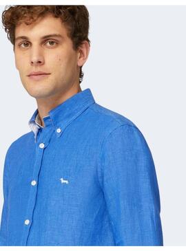 Camisa Lino Blue