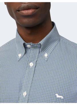 Camisa Geometric Navy Limoncello