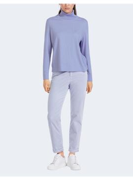 JERSEY MARCCAIN CUELLO ALTO LILA PARA MUJER