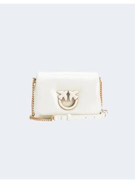 BOLSO PINKO LOVE CLICK PUFF BABY BLANCO