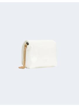 BOLSO PINKO LOVE CLICK PUFF BABY BLANCO