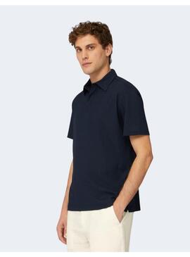 Polo Elástico Navy