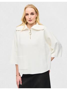 Poncho Joseph Ribkoff Blanco Para Mujer