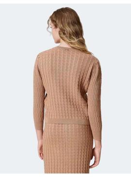 Sueter TwinSet Camel Ochos Para Mujer