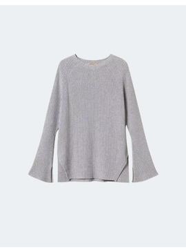 Sueter TwinSet Gris/plata Punto Para Mujer