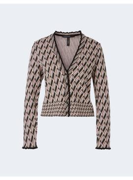 Cardigan Marccain punto geométrico para mujer