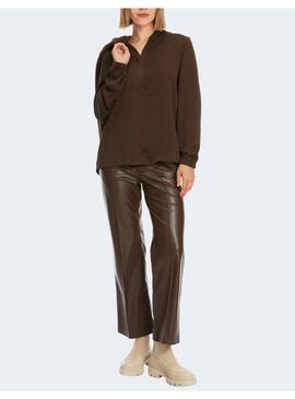 Blusa Marccain marron para mujer