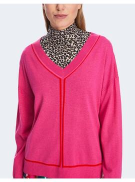 Jersey Marccain fucsia para mujer