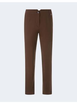 Pantalon Marccain algodón marrón para mujer