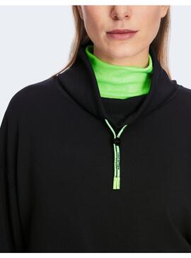 Sudadera Marccain marino bolsillos para mujer